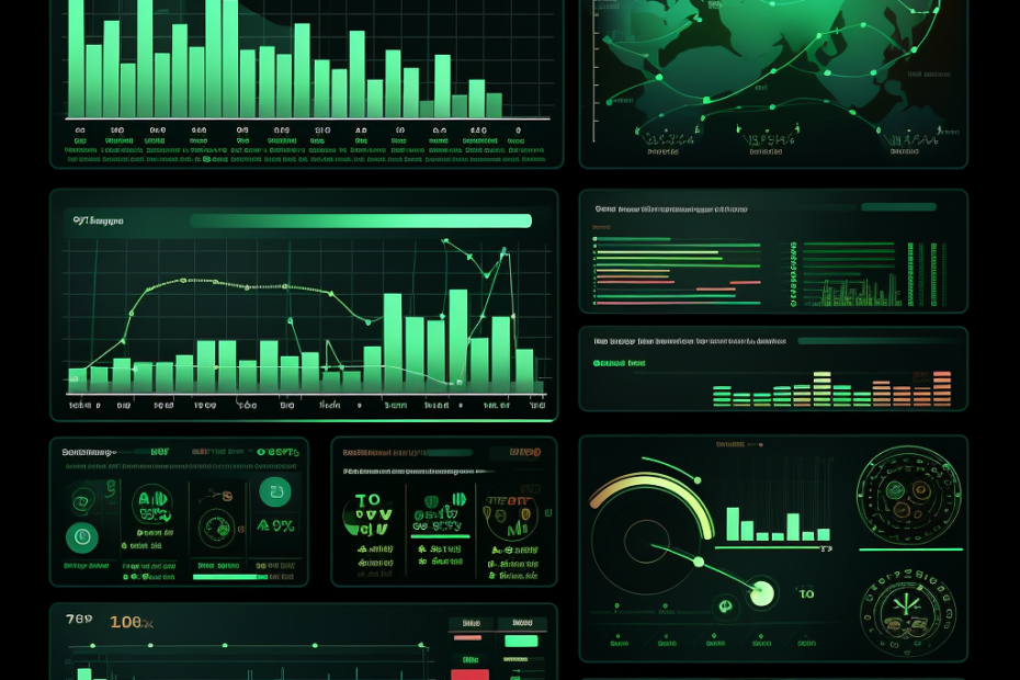 A dashboard, all stats are green